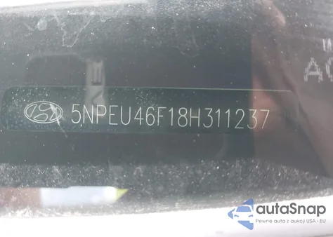 2008 Hyundai Sonata Limited V6/Se V6 from USA, damaged, VIN 5NPEU46F18H311237